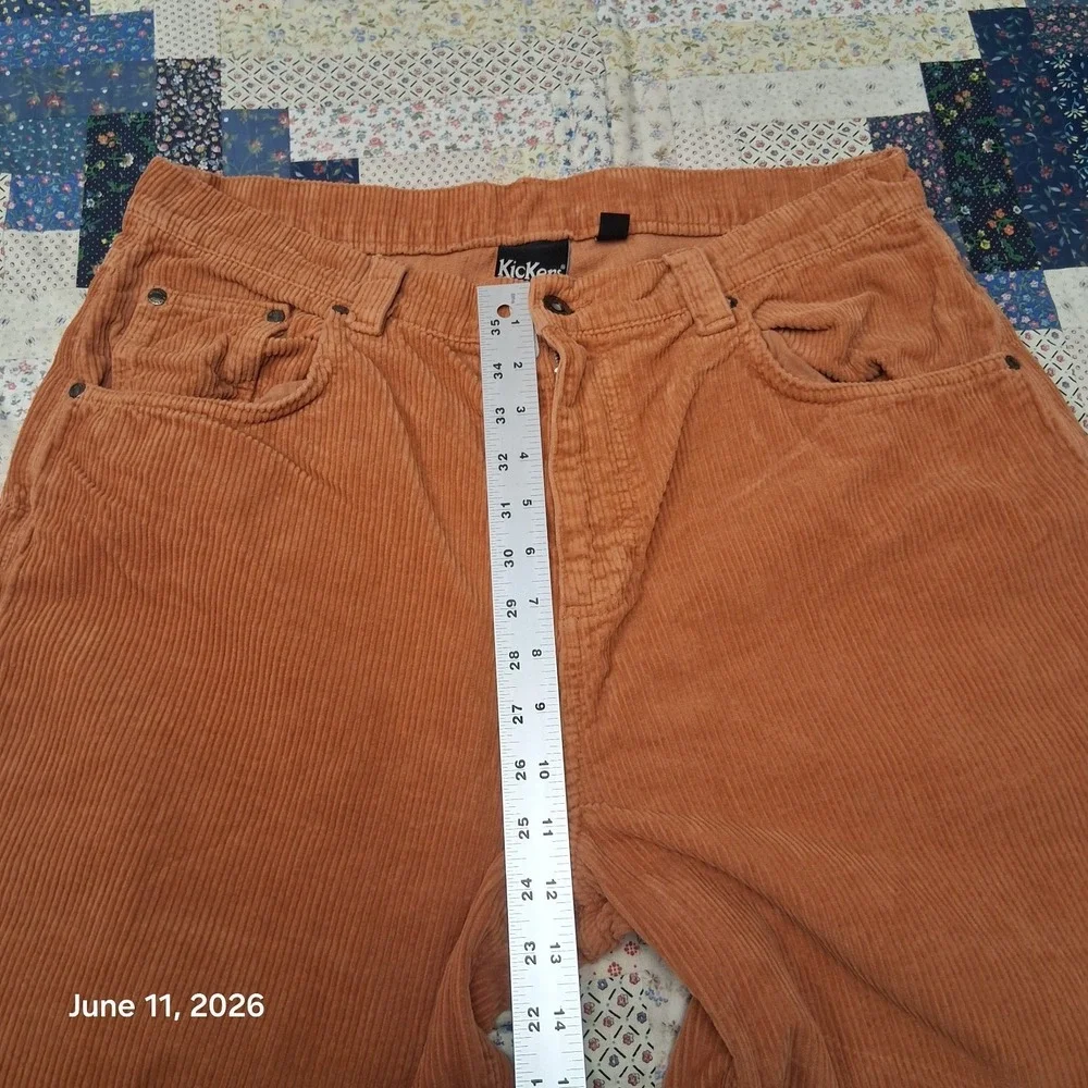 Kickers Classics Corduroy Carpenter Pants Size 34 Brown Skater Y2K Baggy